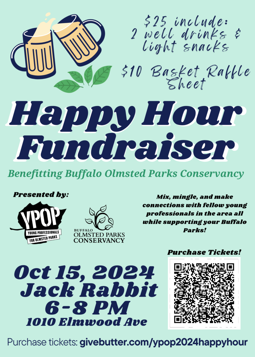 Happy hour fundraiser poster